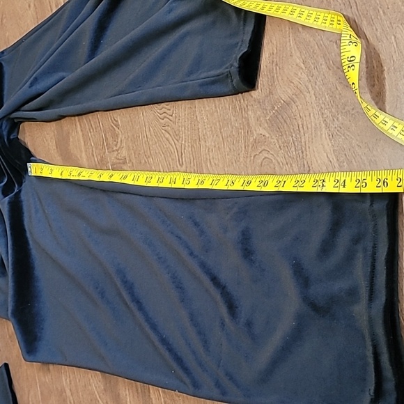 Coldwater Creek Velvety pantsuit Pjs Size: P/M Black Hoodie jacket elastic pants - Picture 8 of 16